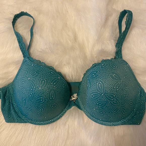 Soma 38B green push-up lace trim - Picture 1 of 5